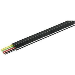 Goobay 100m Bulk Phone Cable - High Quality Black Cable for Reliable Connections